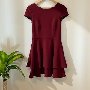 Burgundy Women's Dress